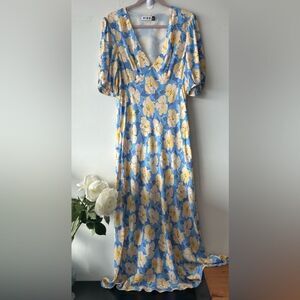 RIXO Poppy Azalea Floral Maxi Dress